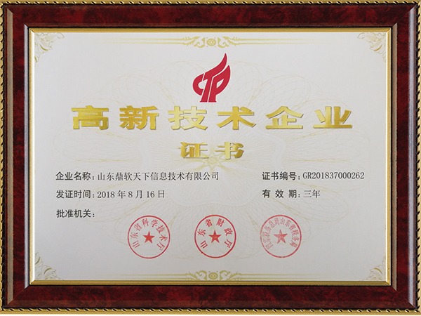 高新技术企业